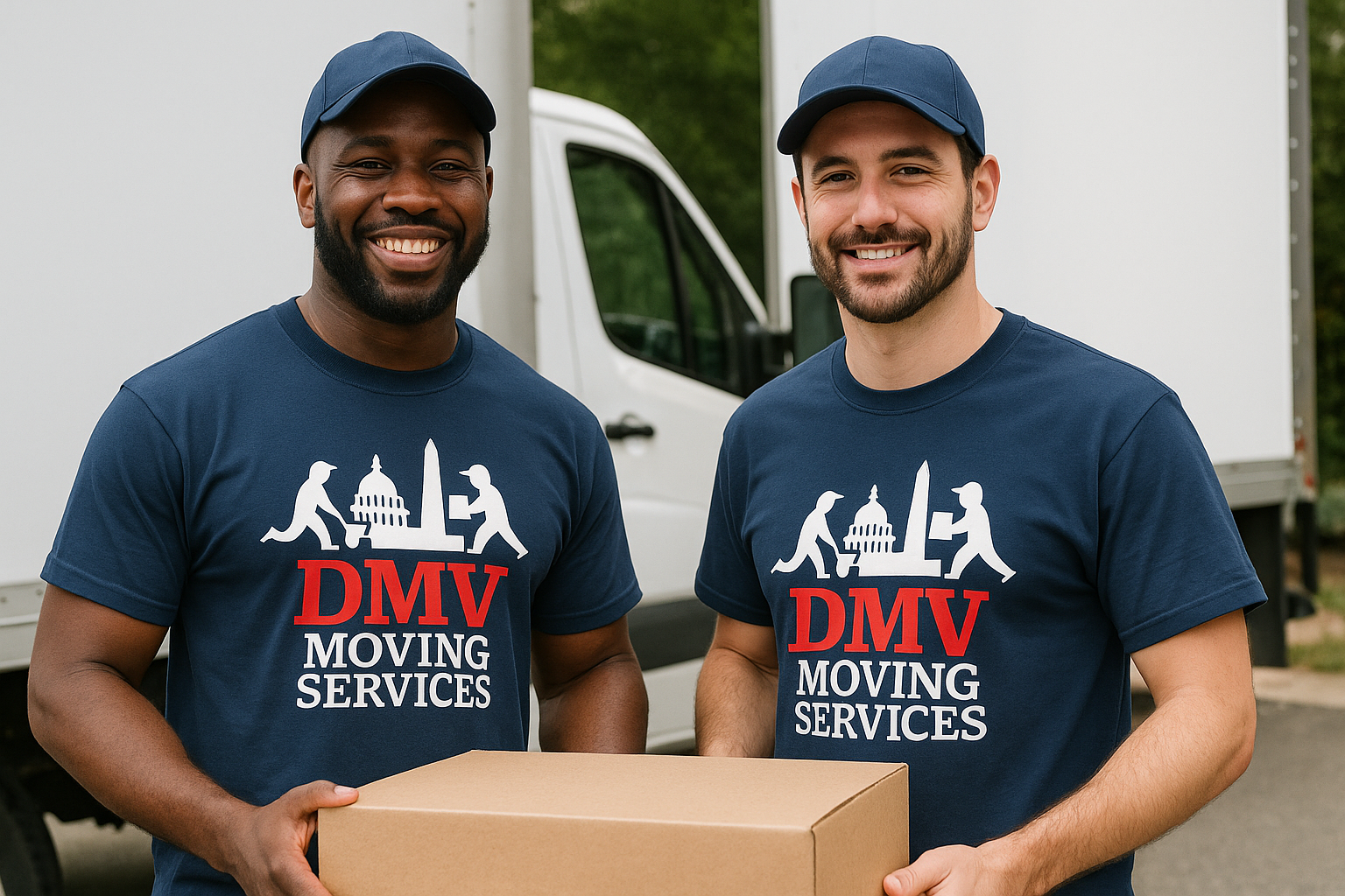 DMV Moving Services Movers in Uniform